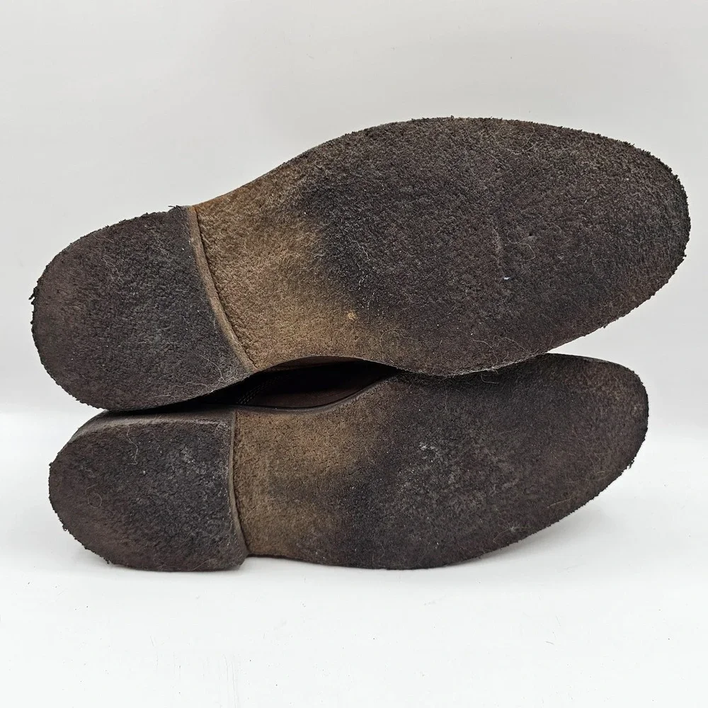 Johnston & Murphy Chukka Boots Mens‎ Size 11.5 Brown Leather Memory Foam 25-1870